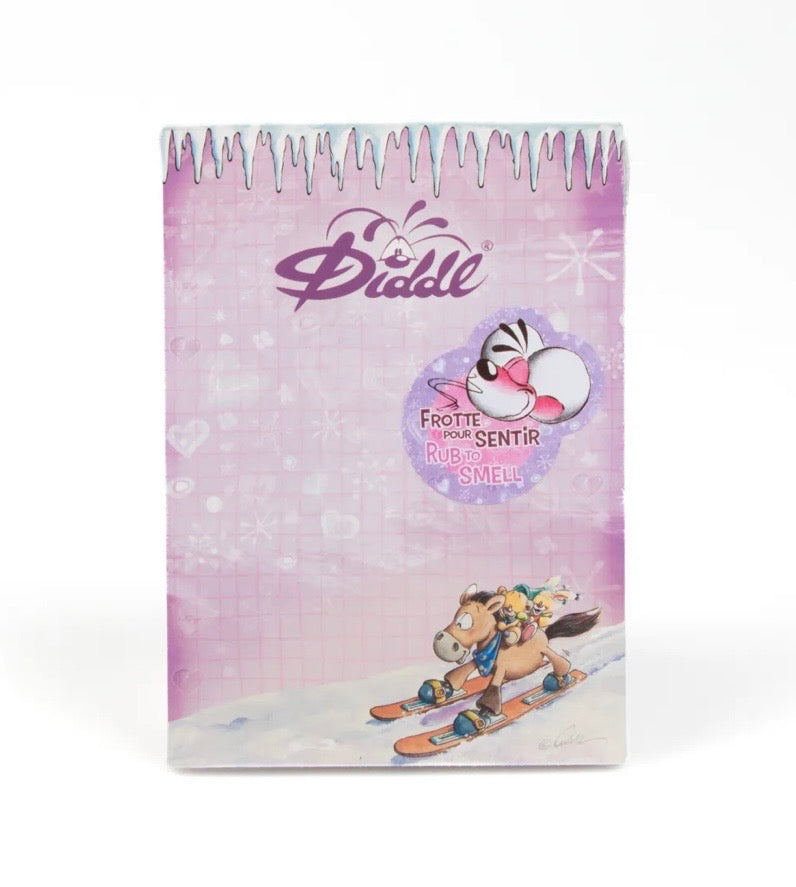 PRÉCOMMANDE : bloc A6 ski Pimboli loupsily violet