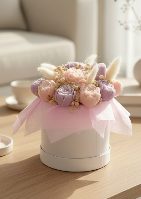Bouquet éternel senteur fraise chantilly