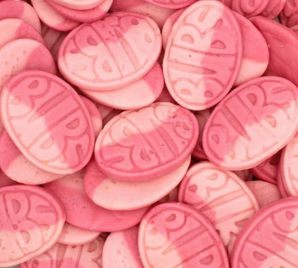 Bubs Fraise/Grenade Ovale (100g) - Bonbons Suédois