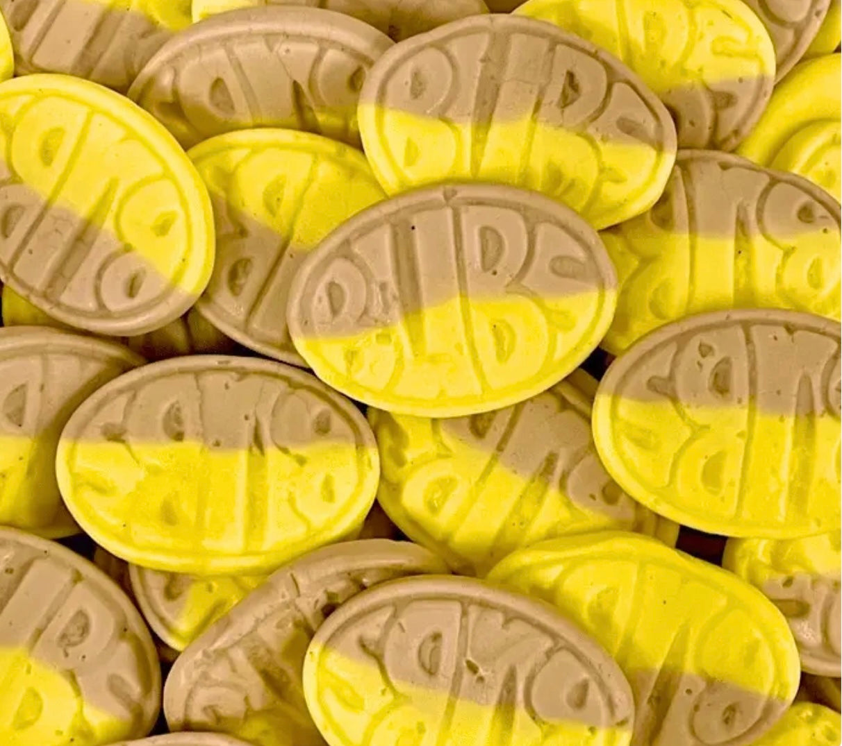 Bubs Banane/Caramel Ovale (100g) - Bonbons Suédois