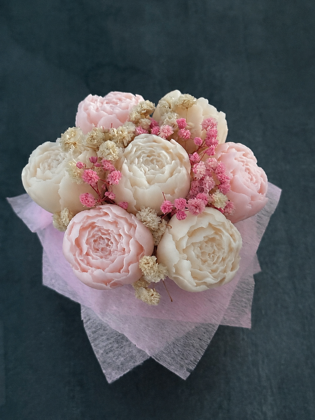 Mini bouquet senteur fleurs de coton