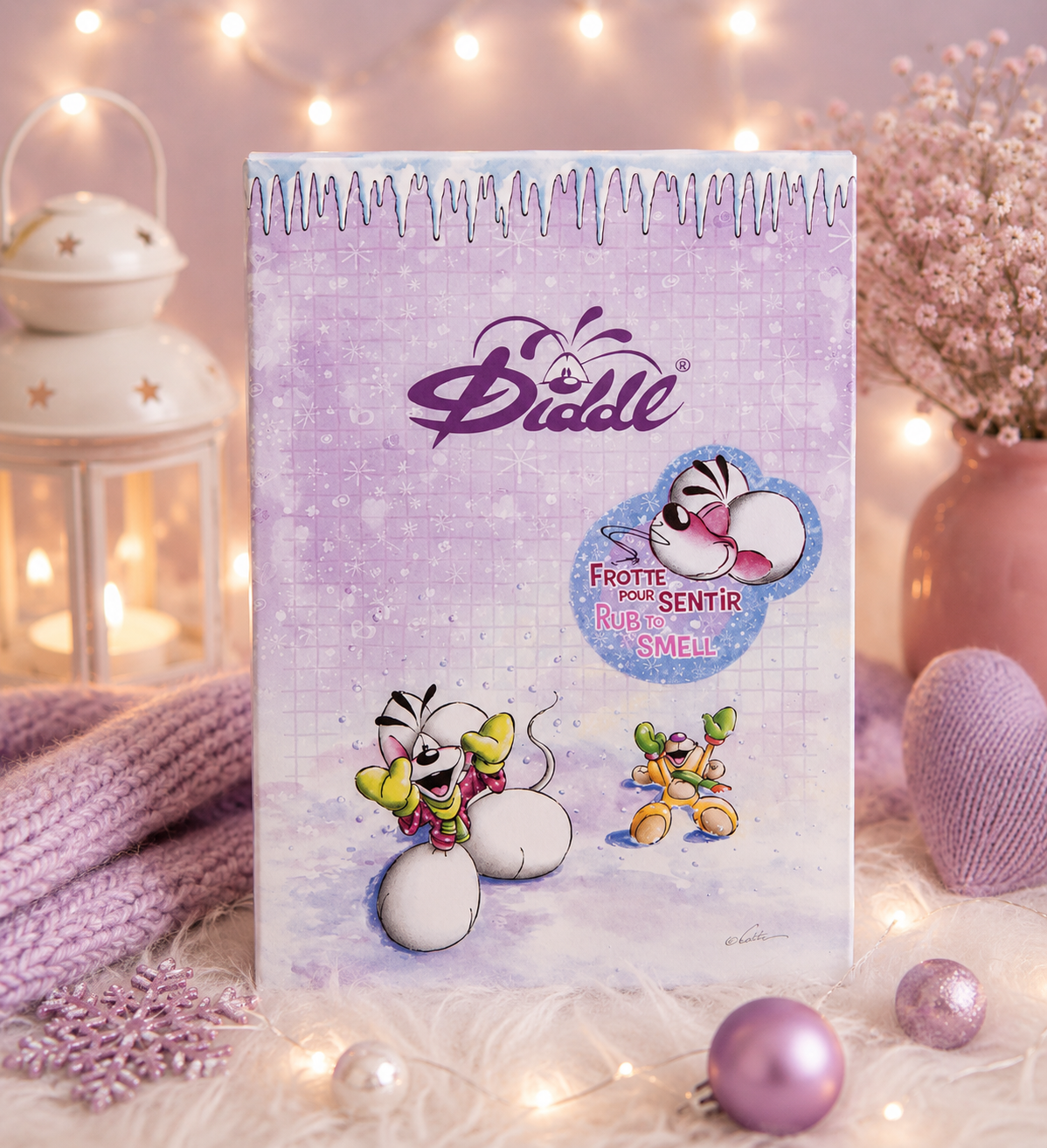 ❄️ VORBESTELLUNG ❄️ WINTERKOLLEKTION - bloc A5 Diddl Pimboli violet