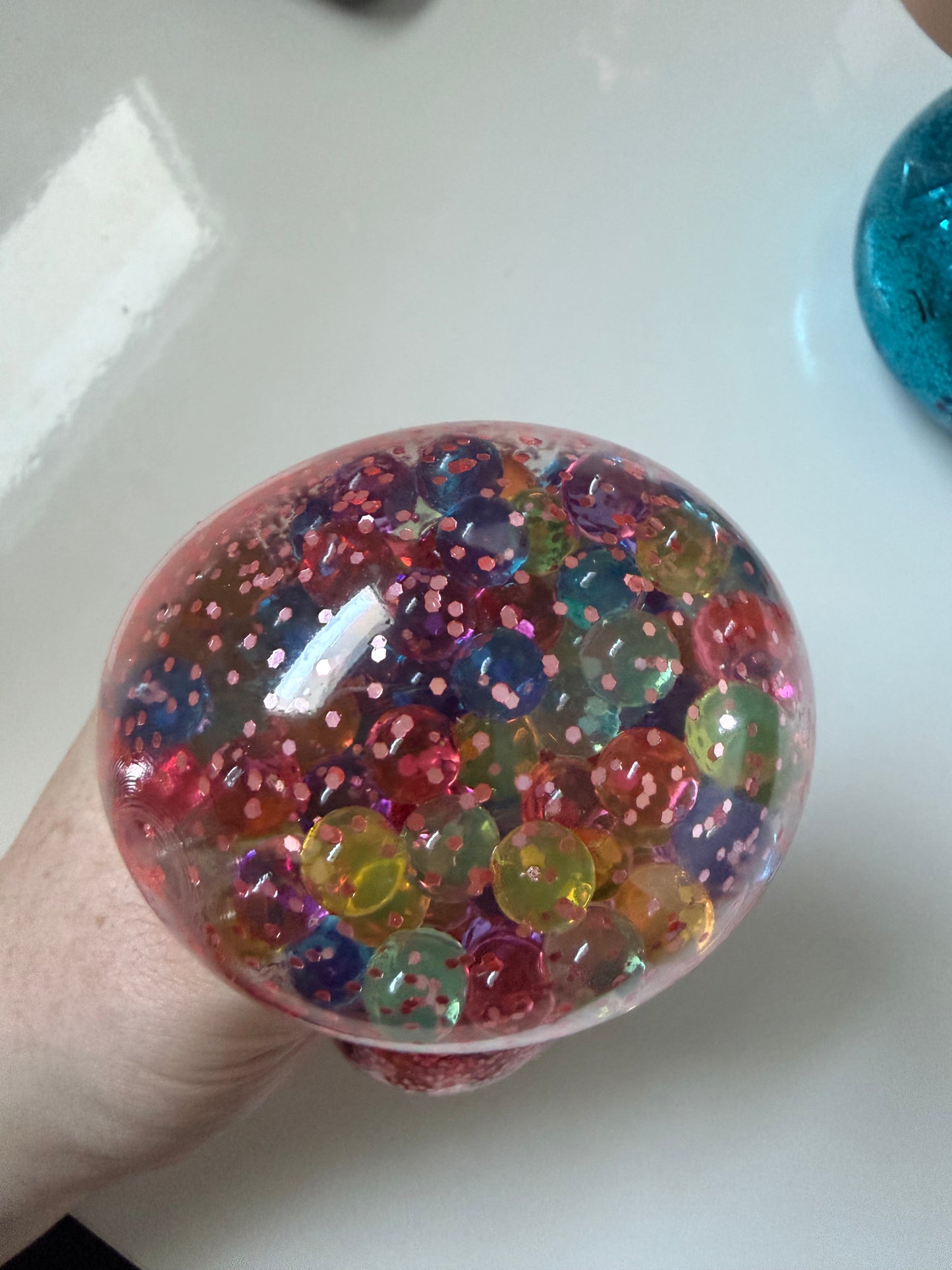 Squishy licorne paillettes 8,5cm mystère