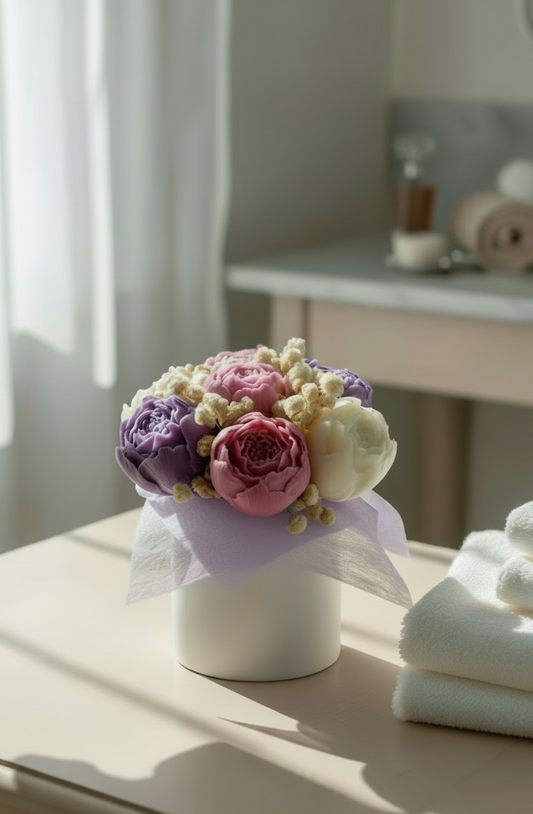 Mini bouquet éternel senteur rose éternelle