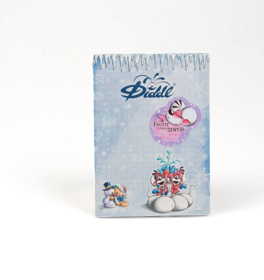 PRÉCOMMANDE : bloc A6 Diddl Diddlina Pimboli bonhomme de neige
