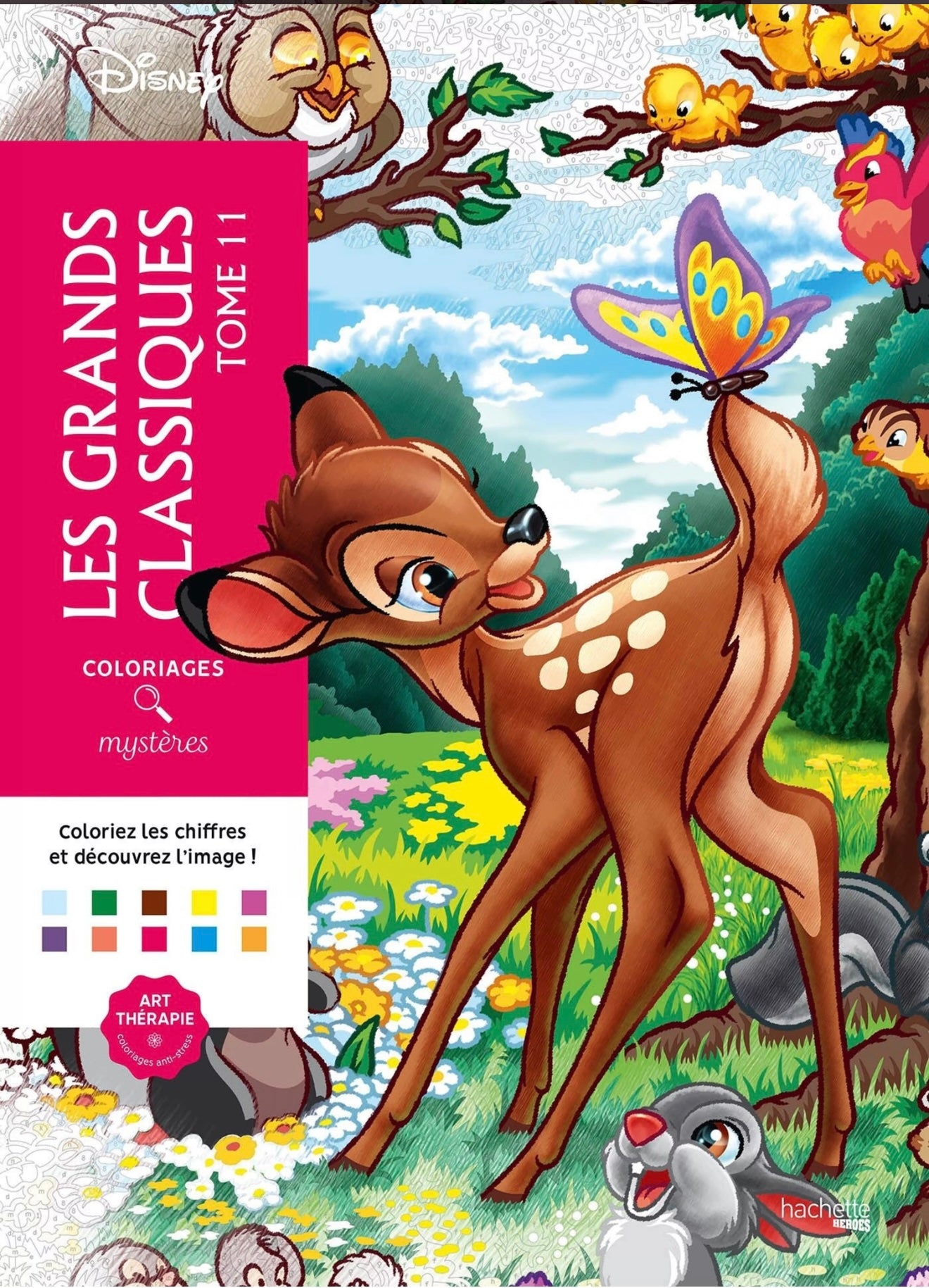 LIVRE DE COLORIAGES - Coloriages mystères Disney - Les Grands classiques Tome 11