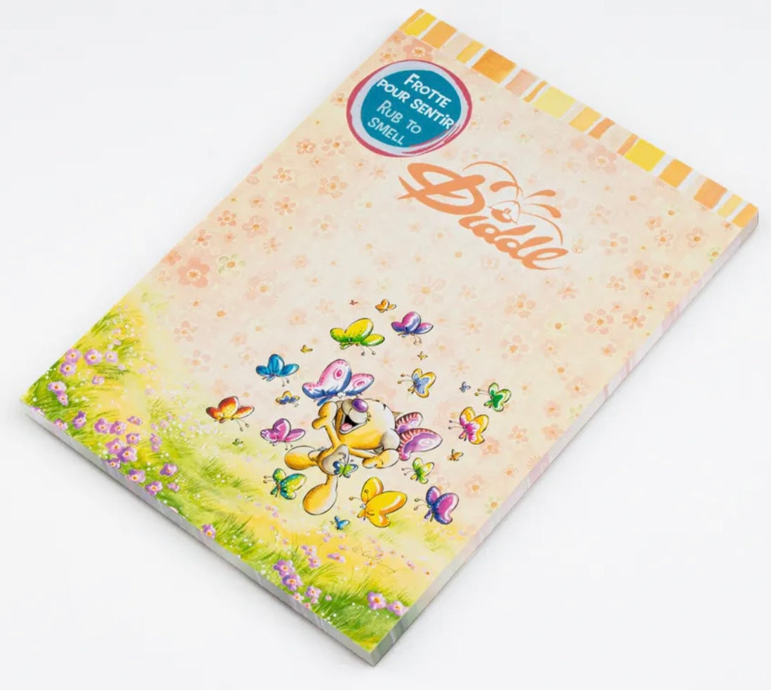 Bloc parfumé A5 pimboli jaune (PRÉCOMMANDE)
