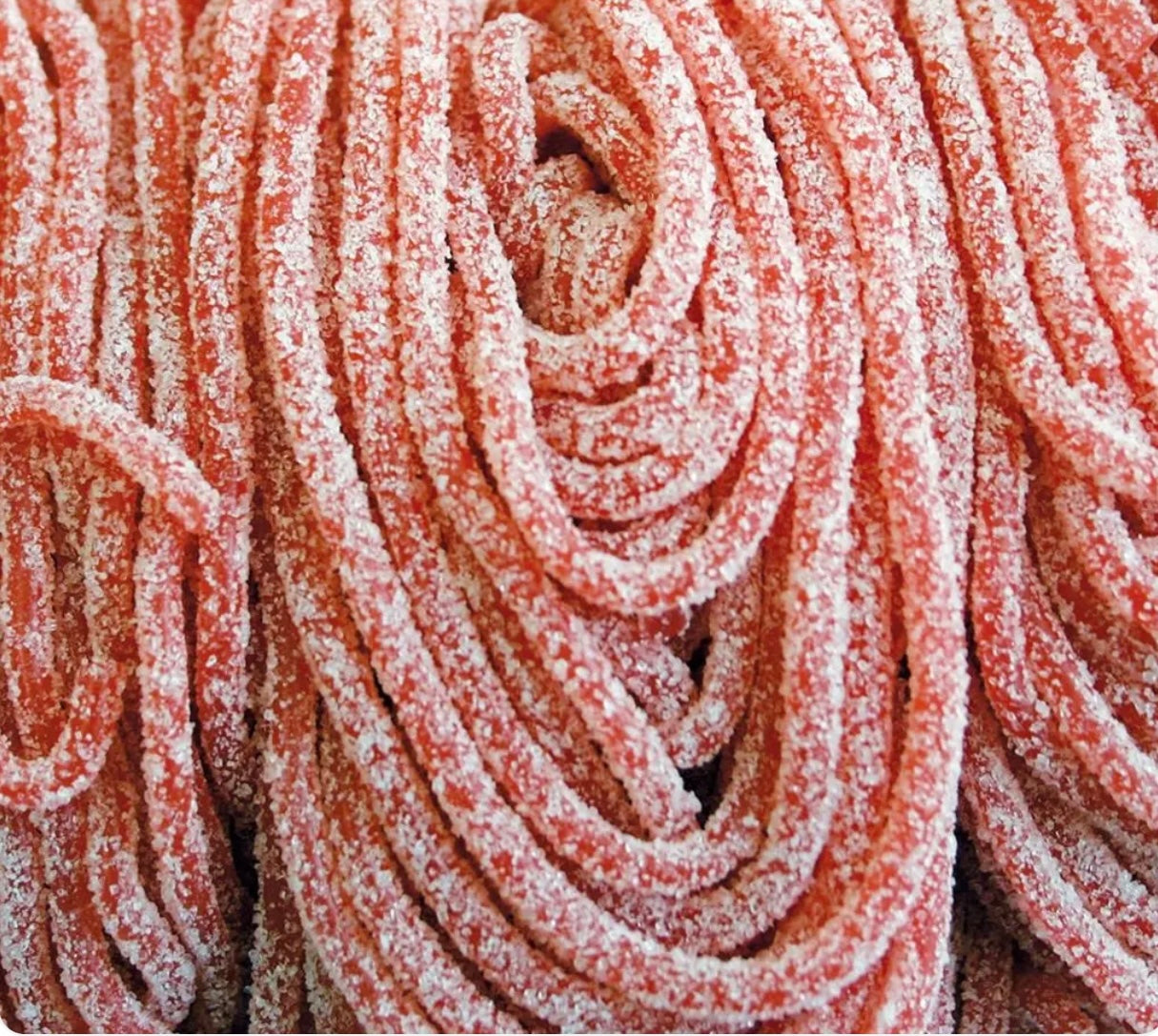 Lassos fraise tagada acidulé (lot de 10)