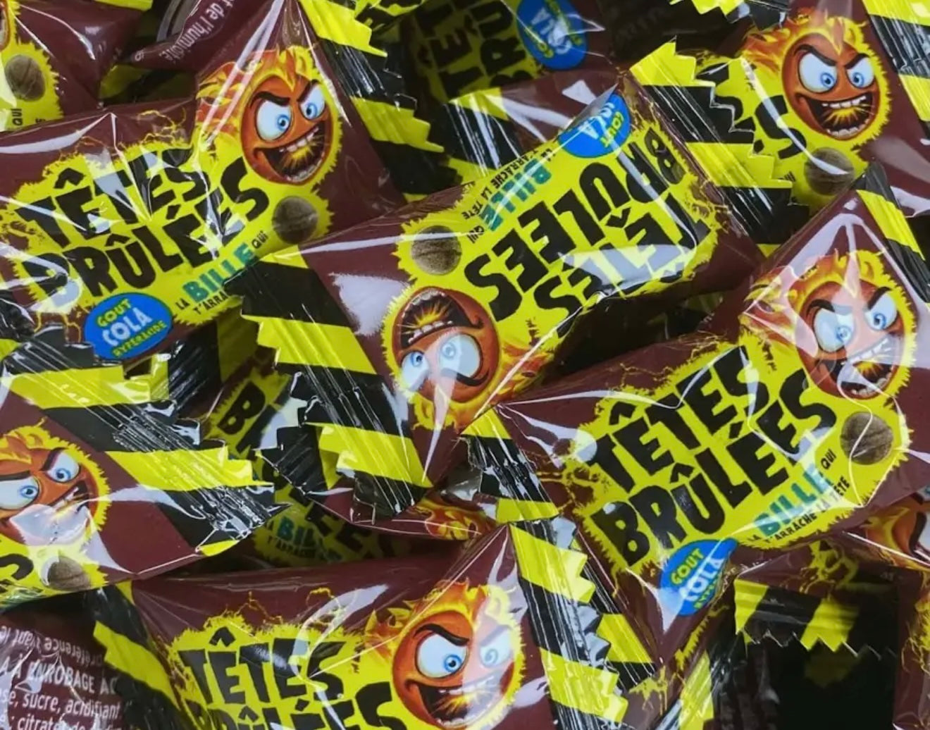 Têtes brûlées cola (lotde5)
