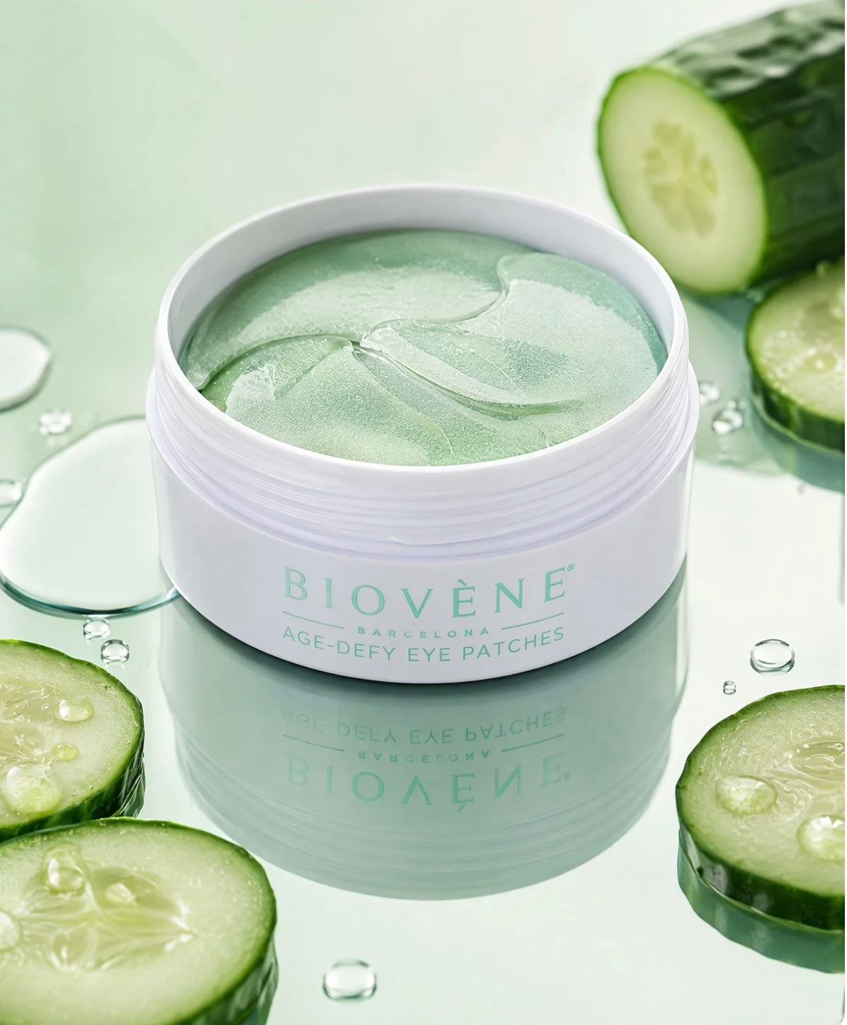 Patchs contour des yeux Tripeptide & Concombre – 60 patchs – Biovène