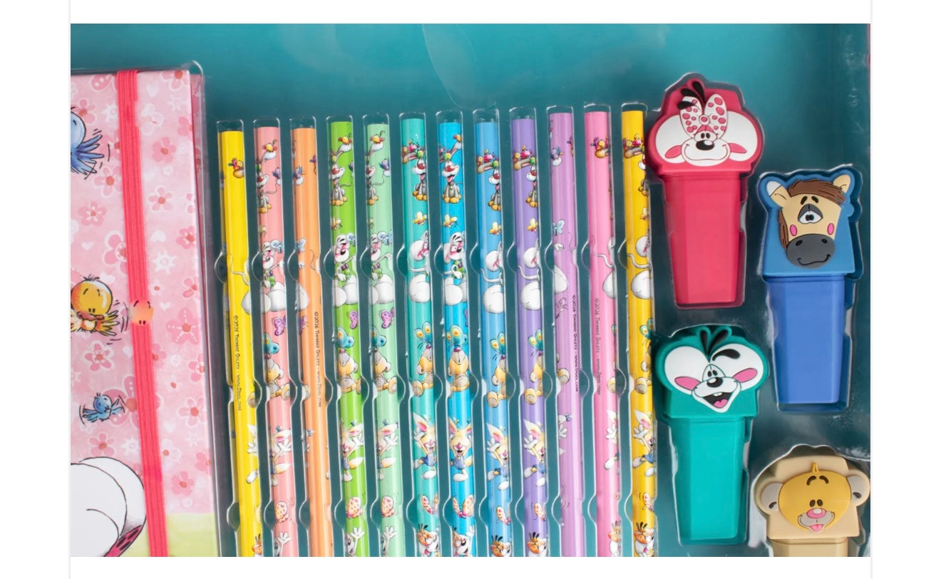 Coffret cadeau dessin 17 pcs DIDDL (PRÉCOMMANDE)