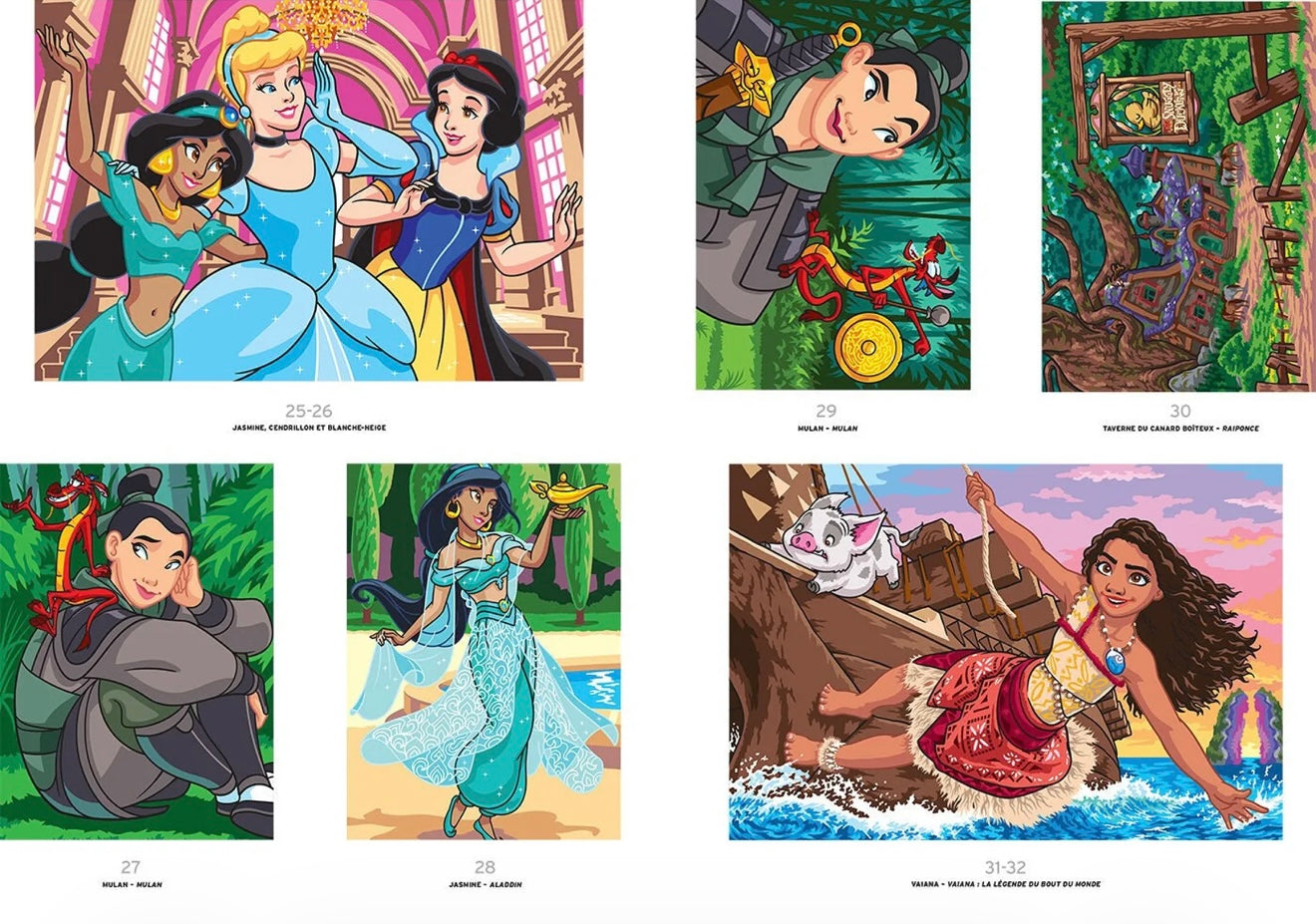 Coloriages mystères Disney - Princesses Tome 2