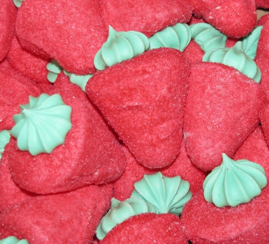 Fraise géantes meringuées