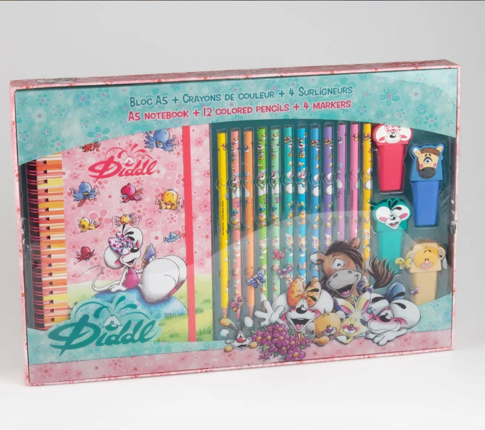 Coffret cadeau dessin 17 pcs DIDDL (PRÉCOMMANDE)
