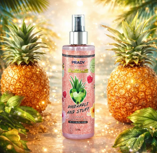 Brume Scintillante Corps et Cheveux Pineapple & Stuff 250ML - Prady