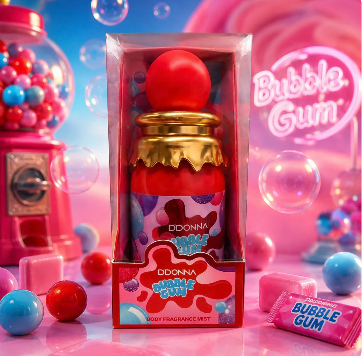 Brume Corps & Cheveux "Bubble Gum " 300ml - D'Donna