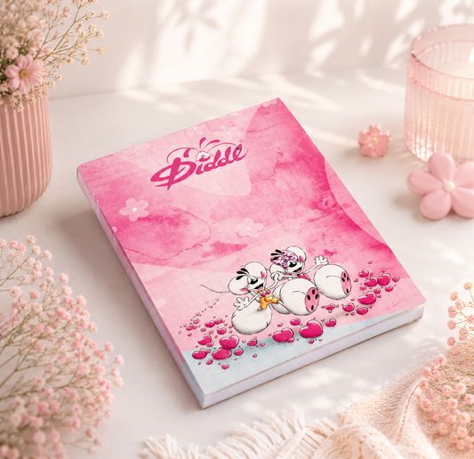 Bloc parfumé A6 Diddl & Diddlina Rose