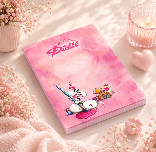 Bloc parfumé A6 Diddl Rose