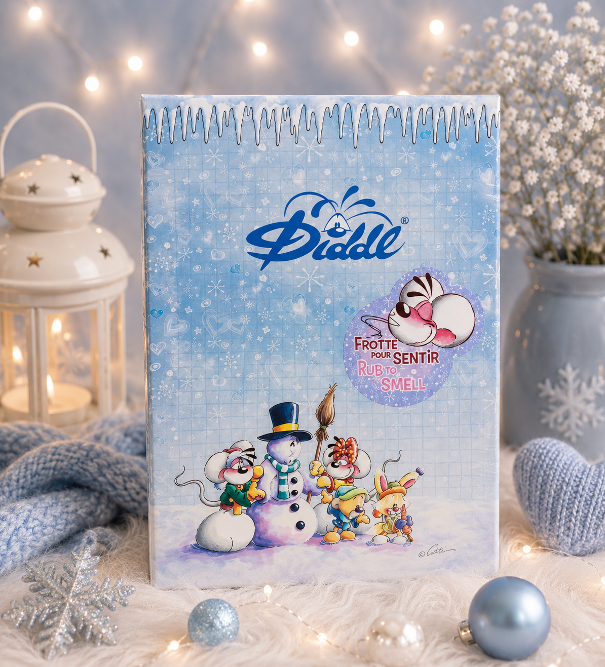 ❄️ VORBESTELLUNG ❄️ WINTERKOLLEKTION - bloc A5 bonhomme de neige bleu
