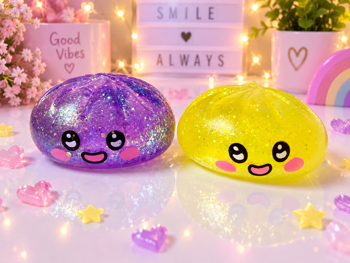 Squishy dumplings 8,5cm paillette mystère