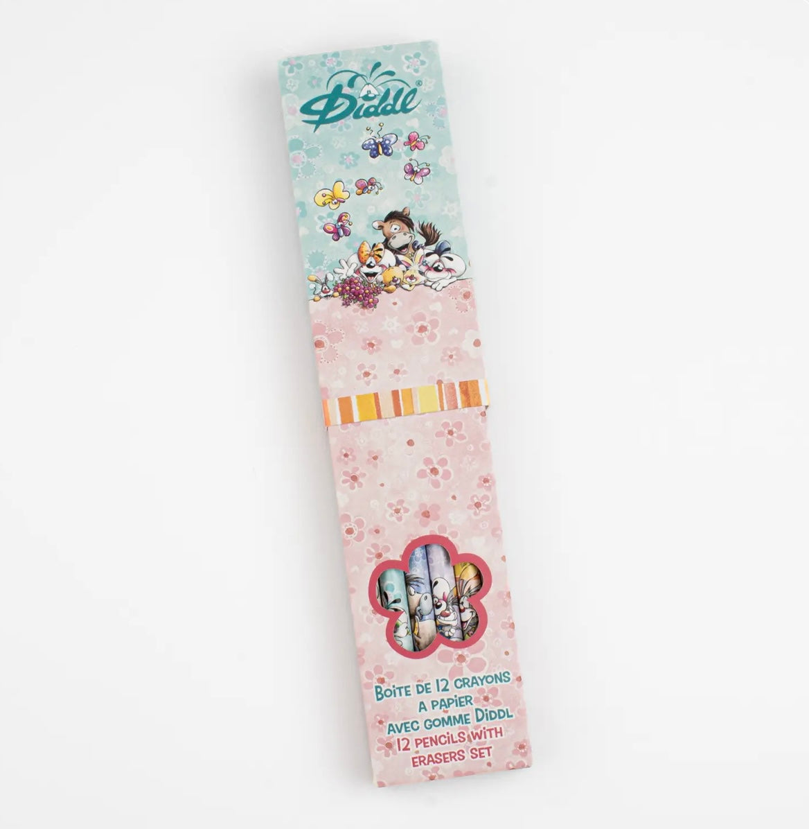 Boîte de 12 crayons à papier avec gomme